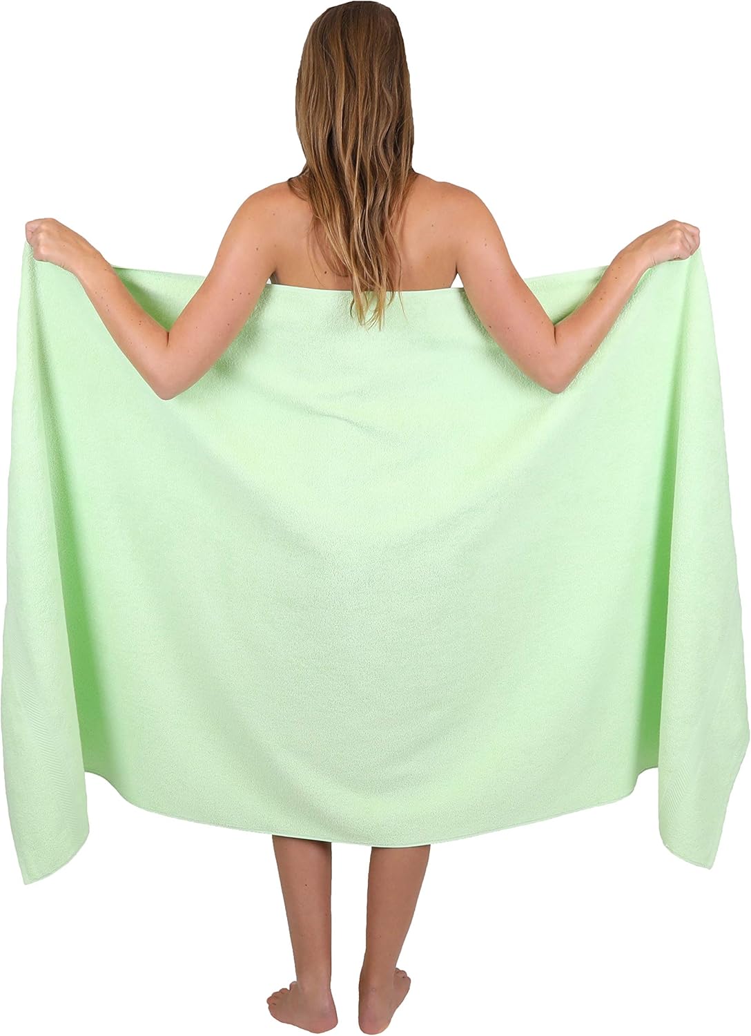 Betz XXL Bath Towel PALERMO 100 Cotton Size 100x200 cm color green