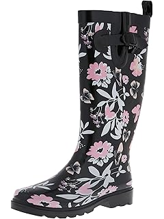 owl rain boots womens