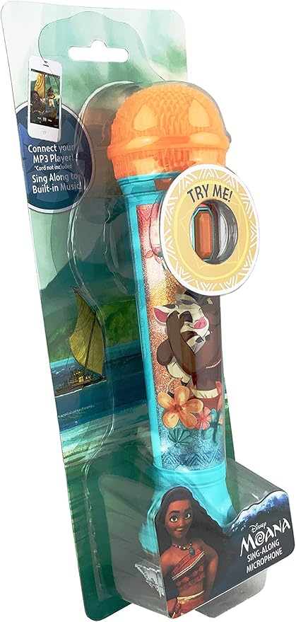 moana sing along doll with microphone