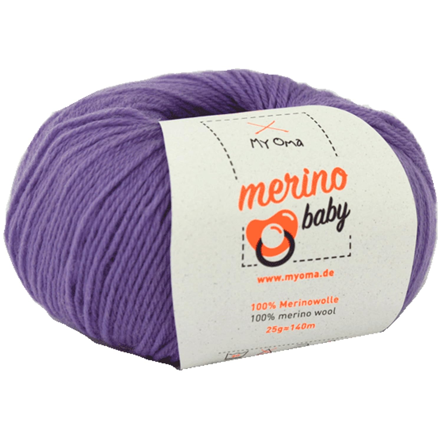 Babywolle Merino * Merino Baby flieder (Fb 6025) * 1 Knäuel Babywolle