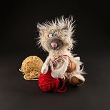 Sigikid 38243 Kiez Miez Beasts Soft Toy Cat Plush - 12 Months+ - 35cm view 5