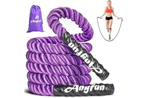 ANYFUN Weighted Jump Rope Fitness Equipment for Women Adult Jumprope for Strength Training Weight Loss Shape Body Total Body Workout Skipping Rope Home Gym Jumping Rope