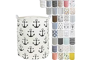 RoyBoder Collapsible Laundry Basket in Bedroom Waterproof Laundry Hamper in Bathroom Large Laundry Bag in College Dormitory Cloakroom Livingroom Nursery Organizer Toy Bin