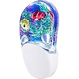 Jasco Tropical Aqualites LED Night, Plug-in, Color Changing, Light Sensing, Auto On/Off, Energy Efficient, Features Soothing 