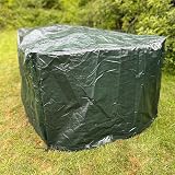 Selections Large Waterproof Outdoor Table Cover Green 2.03m view 3