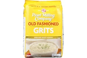 5-STAR Quaker Grits Pearl Milling (Aunt Jemima) Old Fashioned Bag - 80 oz bag, 5 Pound (Pack of 1)