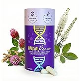 PausalPeace Menopause Relief Supplement for Women- Hot Flashes, Night Sweats, Mood & Sleep Support with 600mg Magnesium Glycinate, KSM-66 Ashwagandha, Black Cohosh-Natural Hormone Balance-120 Capsules