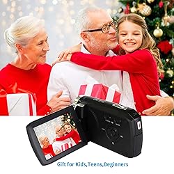 Heegomn Video Camera Camcorder HD 2.7K 36MP Video