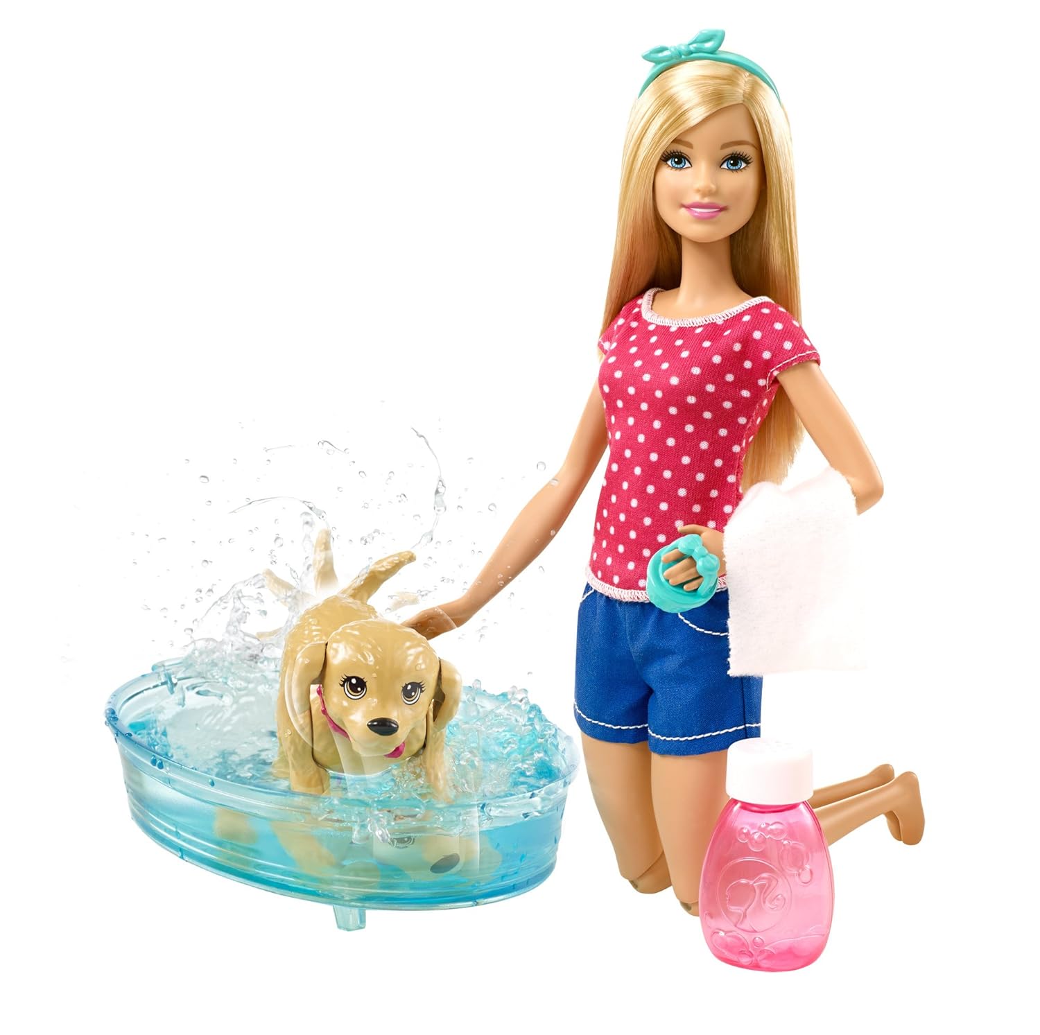 Barbie Splish Splash Pup Playset