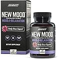 ONNIT New Mood Daily Stress Support Capsules, Sleep and Mood Support Supplement for Men and Women, Daily Stress Management Capsules, 30 Count