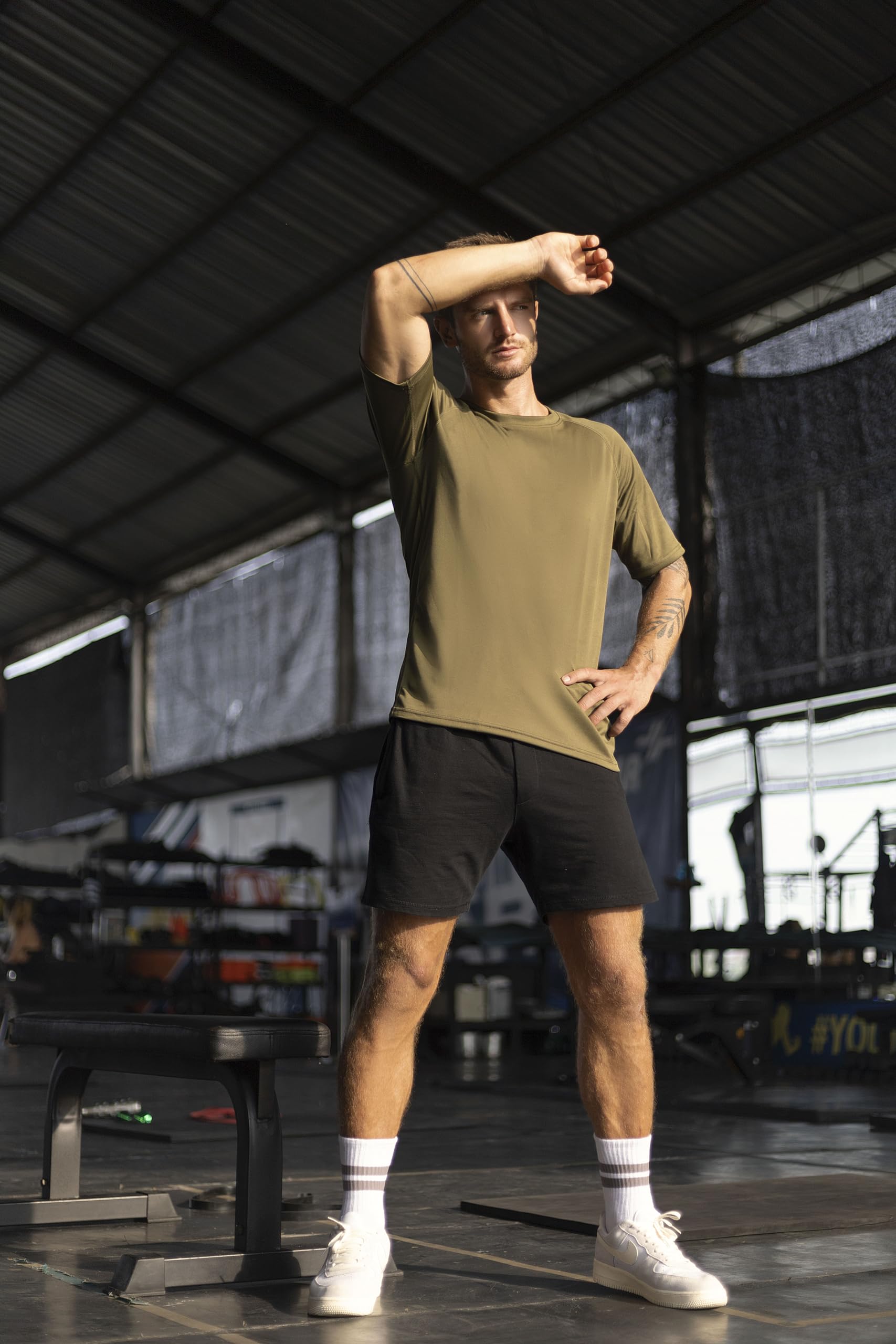 Cimic Sports T-Shirts, Men's Functional Shirt, Quick-Drying, Breathable Training Shirt, Fitness/Running Shirt, Short Sleeves, Pack of 3/5/7