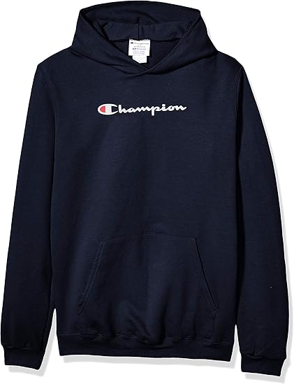 Champion Boys Kids Graphic Fleece Hoodie Hooded Sweatshirt, Navy ...