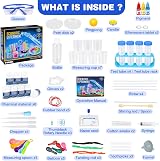 FHNSEL 80+ Experiments Science Kit for Kids STEM Toys Volcano Chemistry Set view 2