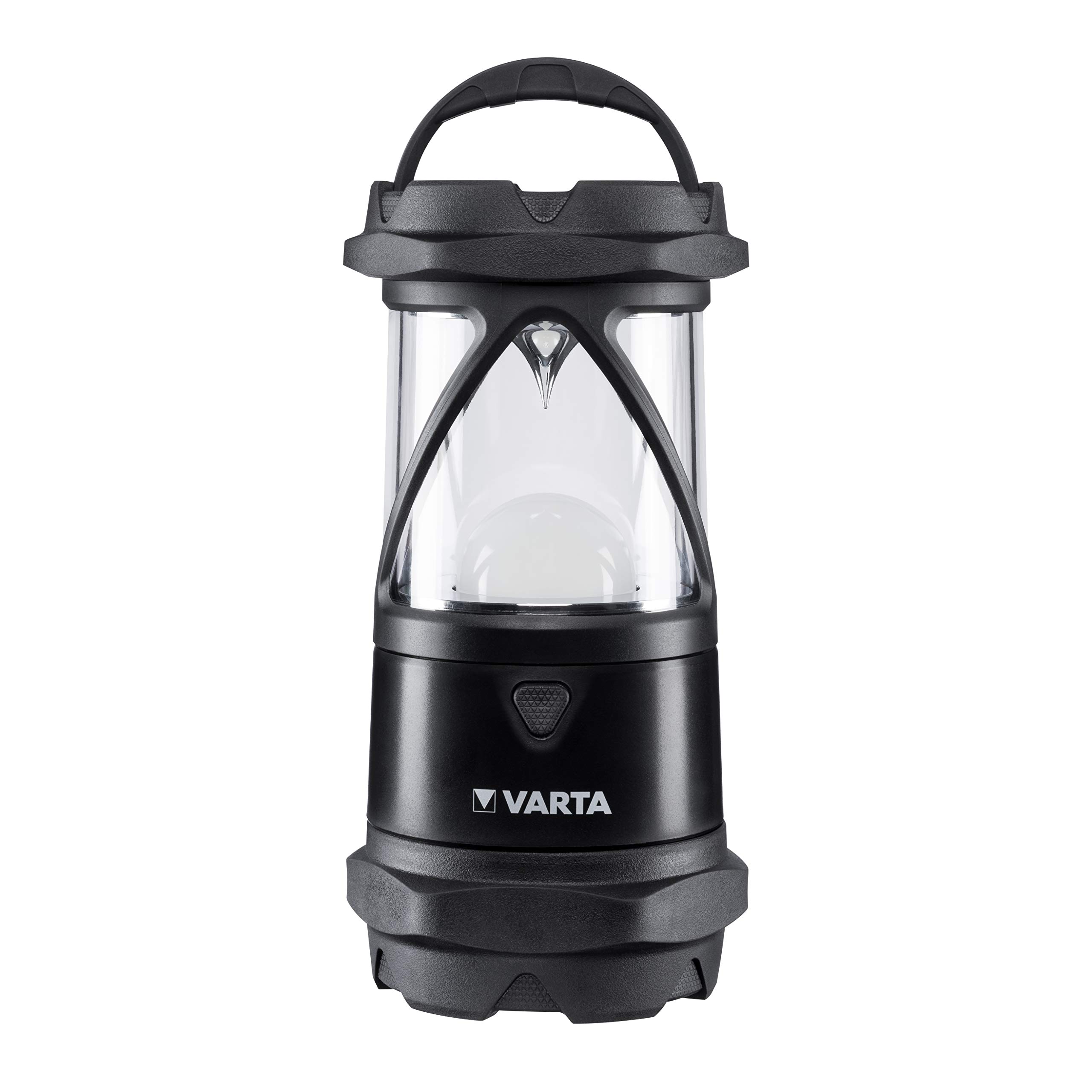 Varta Indestructible L30 Pro COB LED, Lantern, incl. 6X AA Longlife Power Batteries, Waterproof and dust-Resistant, absorbs Impact, Break-Proof Lens and Reflector, Black