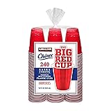 Kirkland Signature Chinet 18 Oz Red Plastic Cups