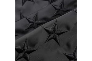 GJNGKSIM Black American Flag 3x5 ft, All Black USA Flag with Embroidered Stars, Sewn Stripes, Brass Grommets, Heavy Duty 300D Nylon US Flag for Outdoor Use (3x5 Ft)