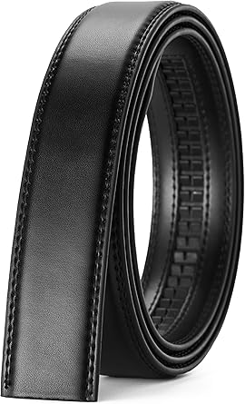 leather ratchet belt without buckle