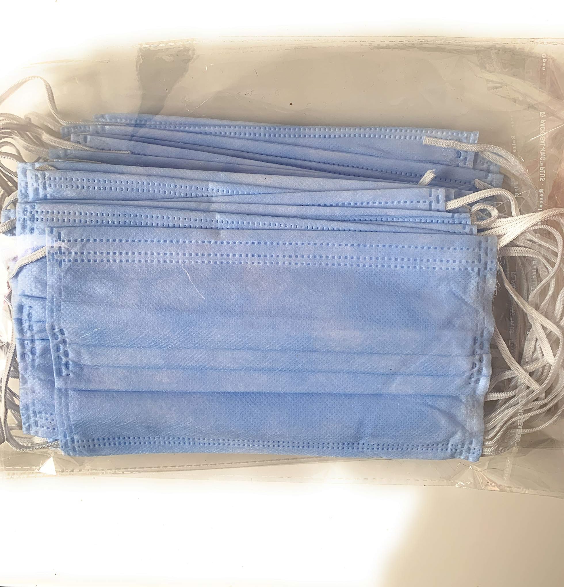 100 X SURGICAL FACE MASK EAR LOOPS – MEDICAL 2 PLY MASKS Only Buy from AA Electrics 100pcs