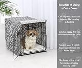 MidWest Homes for Pets Crate Cover 61 cm Teflon Protector Gray Privacy view 2