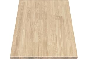 ARIEL Butcher Block Countertop 48"L x 30"W x 1.5"Th, Solid Wood Hevea Unfinished Butcher Block Table Top for DIY Workbench Top, Dining Table Top, Kitchen Island Top, Washer Dryer Top