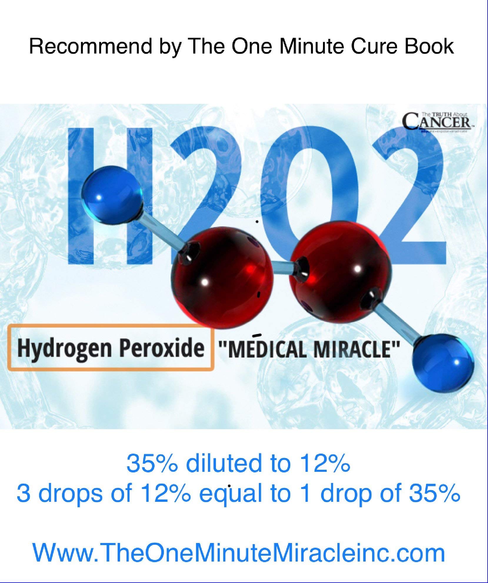 12 Hydrogen Peroxide Food Grade Diluted from 35 H2o2 with Distilled