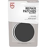 GEAR AID Tenacious Tape Repair Patches for Tents and Outdoor Gear, Black and Clear, 3” Rounds