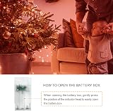 Jsdoin Fairy Lights 50 LED Copper Wire 5m Battery Operated Red 2 Pack view 4