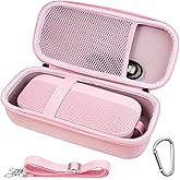 AONKE Hard Travel Case Compatible with Bose New SoundLink Flex 2nd Gen/Bose SoundLink Flex Bluetooth Portable Speaker (Pink case)