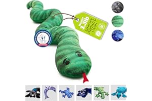 manimo Weighted Stuffed Animal for Kids - Lap Pad Sensory Tool - Perfect for Home, Schools, kindergartens, daycares (Snake 2.2 lb)