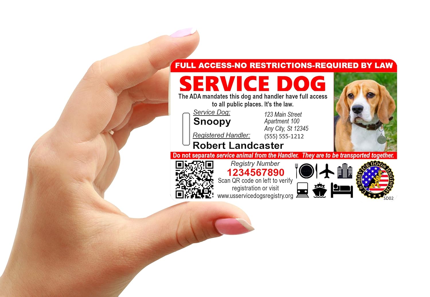 National Service Animal Registry Discount