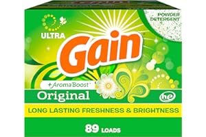 Gain Powder Laundry Detergent, Original Scent, 89 Loads, 82 OZ