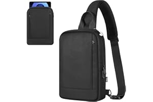 MoKo 9-11 Inch Tablet Sleeve Shoulder Bag with Earphone Hole for iPad A16 2025/Pro 11-in, iPad 10th/Air 5/4th 10.9'', i-Pad 9