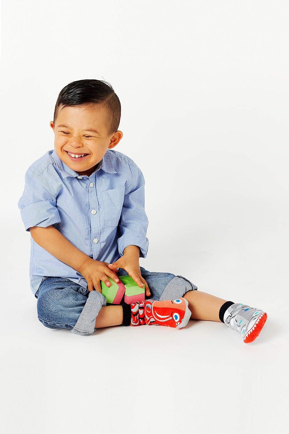 Pals Shark and Octopus Mismatched Socks, 1 EA: Sports & Outdoors