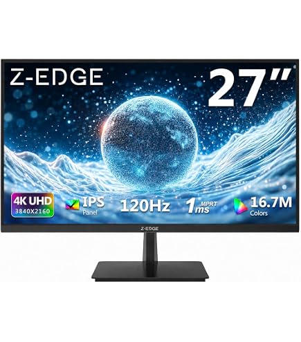 Amazon.com: 4K Monitor, Z-Edge 28 inch IPS Monitor, UHD 3840x2160