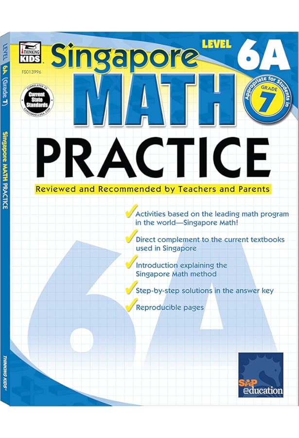Singapore Math – Level 4B Math Practice Workbook for 5th ...