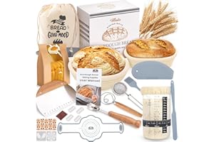 Sourdough Starter Kit, Sourdough Bread Baking Supplies, Bread Bags, Sourdough Kit for Modern Home And Kitchen, Sourdough Brea