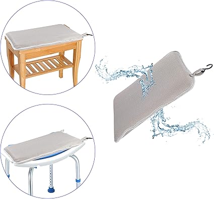 Amazon Com Shower Seat Cushion Bench Shower Chair Pad Bath Seat