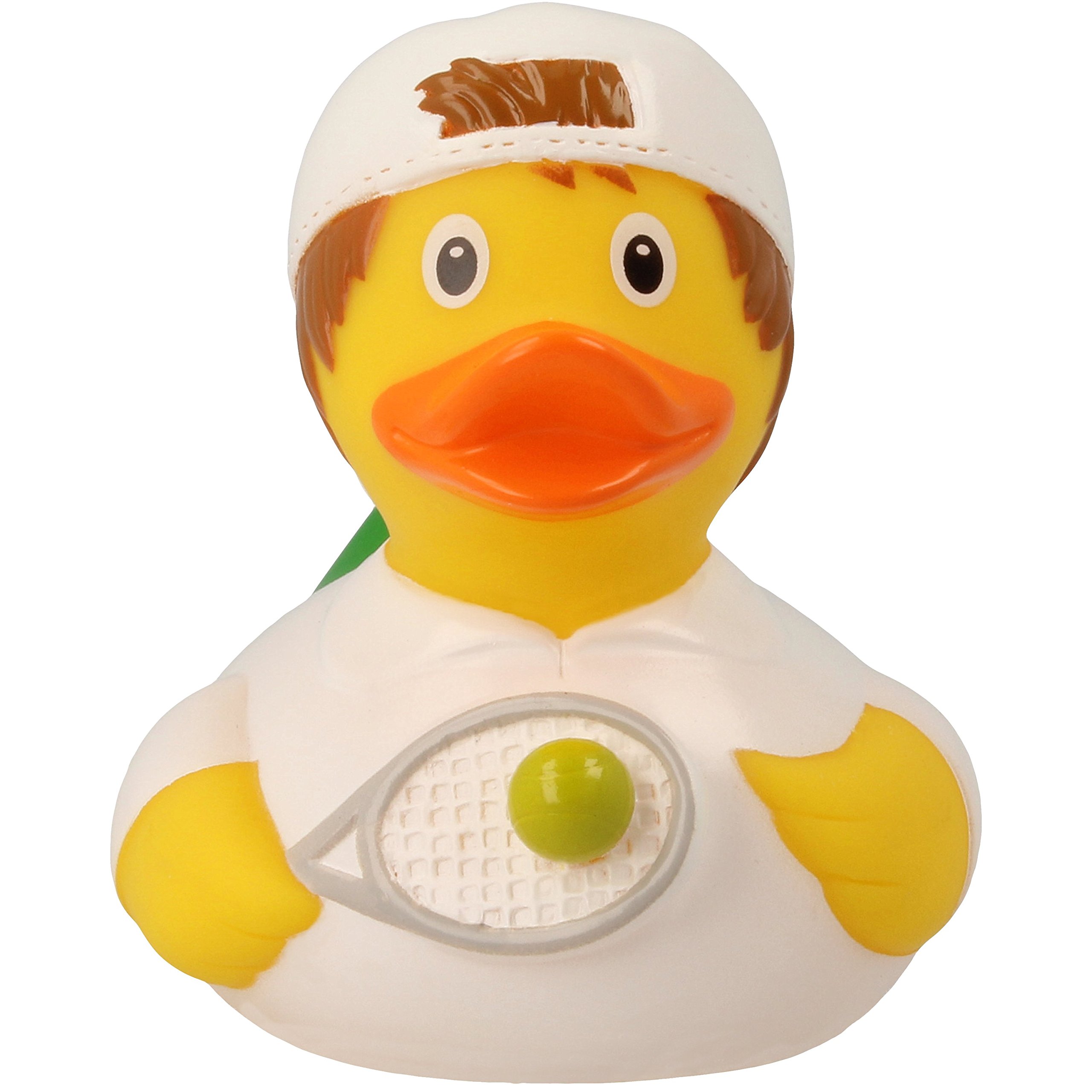 Lilalu 2144 Tennis Player Rubber Duck Bath Toy, Various