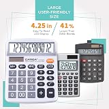 CATIGA 12 Digit Desktop Calculator Large LCD Dual Solar Power CD-2786 view 2