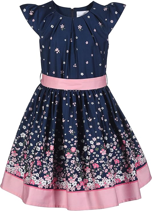 Sunny Fashion Mädchenkleid Pastell - Schäferin Style Mit Tüllrock