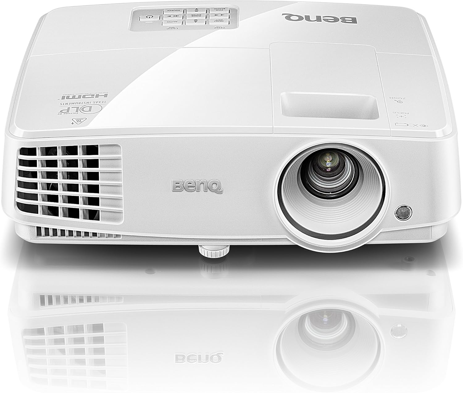 BenQ DLP Video Projector - WXGA Display, 3300 Lumens, 13,000:1 Contrast, HDMI, 3D-Ready Projector (MW526A)