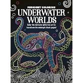 Midnight Coloring: Underwater Worlds: Color in Intricate White Line Art to Transform the Midnight Black Pages