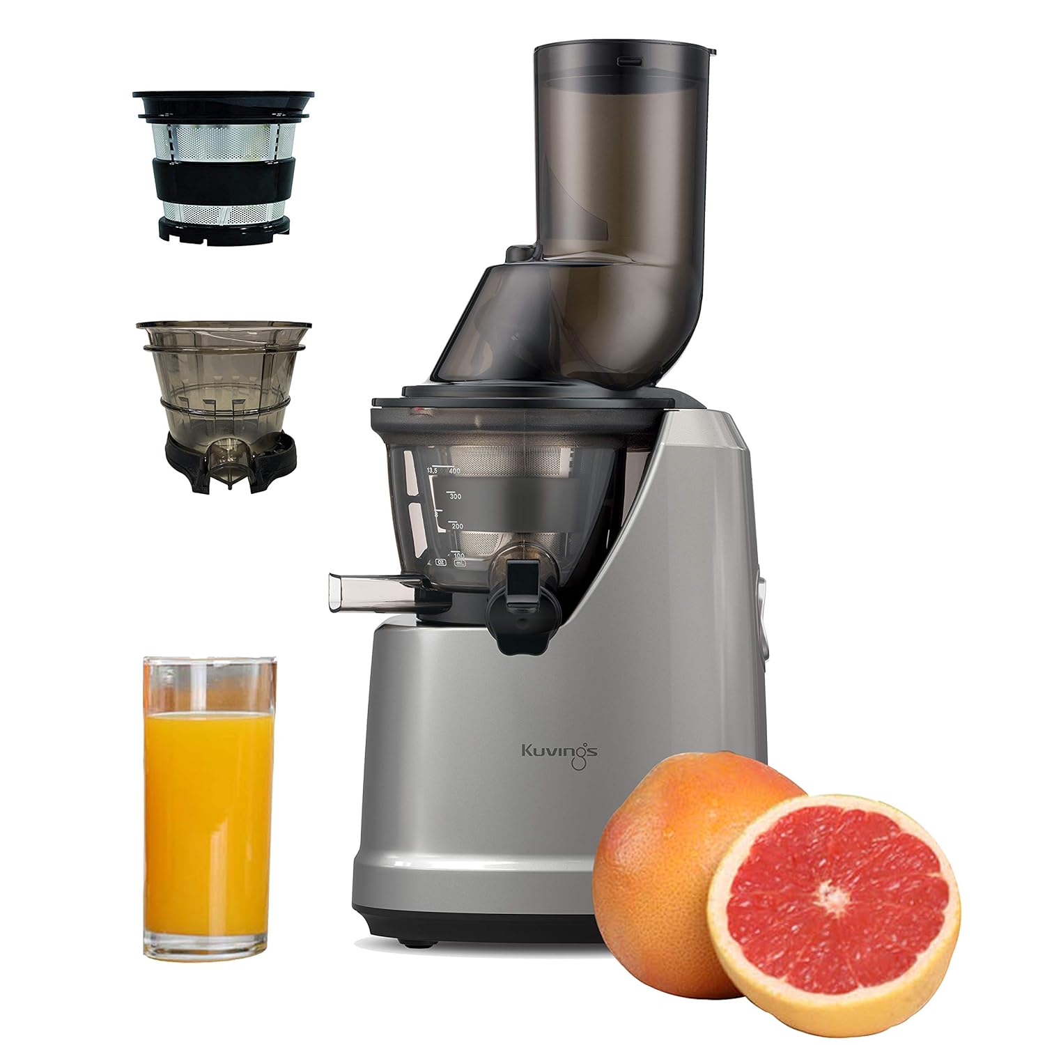 Kuvings B1700 Professional Cold Press Whole Slow Juicer, Powerful 240 Watts Motor, Patented JMCS