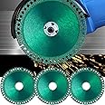 Indestructible Disc 2.0 - Cut Everything in Seconds, 2025 Upgraded Indestructible Disc for Angle Grinder 7/8 inch, 4 inch Circular Saw Blades for Ceramic Tile Glass Metal Wood Cutting (3 Pack)