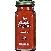 Simply Organic, Paprika Ground Certified Organic, 2.96 Ounce Container