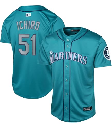 Amazon.com: Ichiro Suzuki Seattle Mariners #51 MLB Kids Youth 4-20