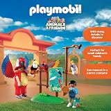 Playmobil Animals & Friends Zoo Mascot Parrot Costume with Birds view 3