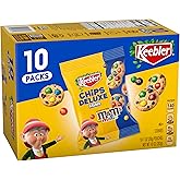 Keebler Chips Deluxe Minis, Chocolate Chip Cookies With M&amp;M's, 10 packs | Mini cookies individual packs with mini chocolate chip cookies with M&amp;Ms, perfect snack packs for lunch and soccer snacks