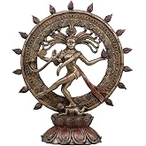 Gifts &amp; Decor Ebros Large Hindu Supreme God Shiva Nataraja Statue 15" Tall Cosmic Divine Dancer Tandava Sabesan Liberator of Souls Eastern Enlightenment