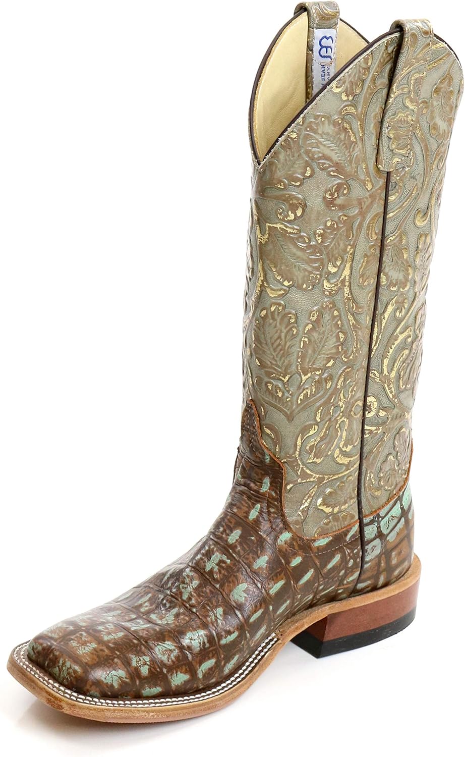 Anderson Bean Mint Croc 13" Ladies Boots 4237M